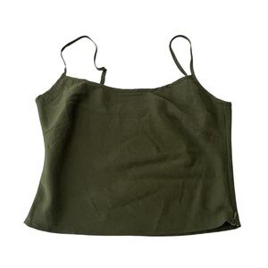 Princess Polly Olive Green Crop Fit Tank Top‎